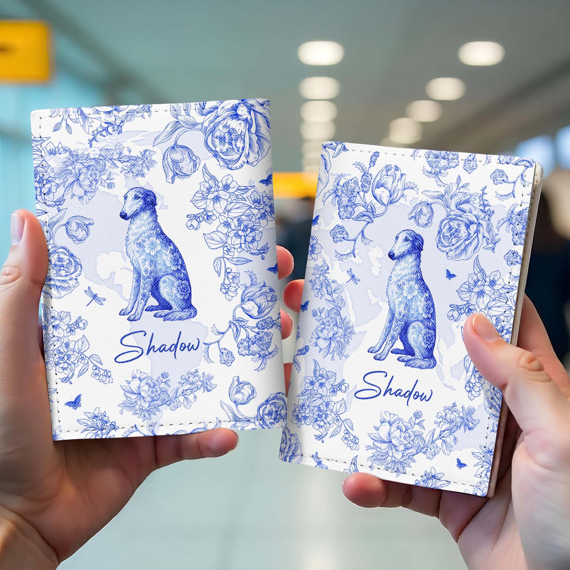 Customizable Floral Dog Design