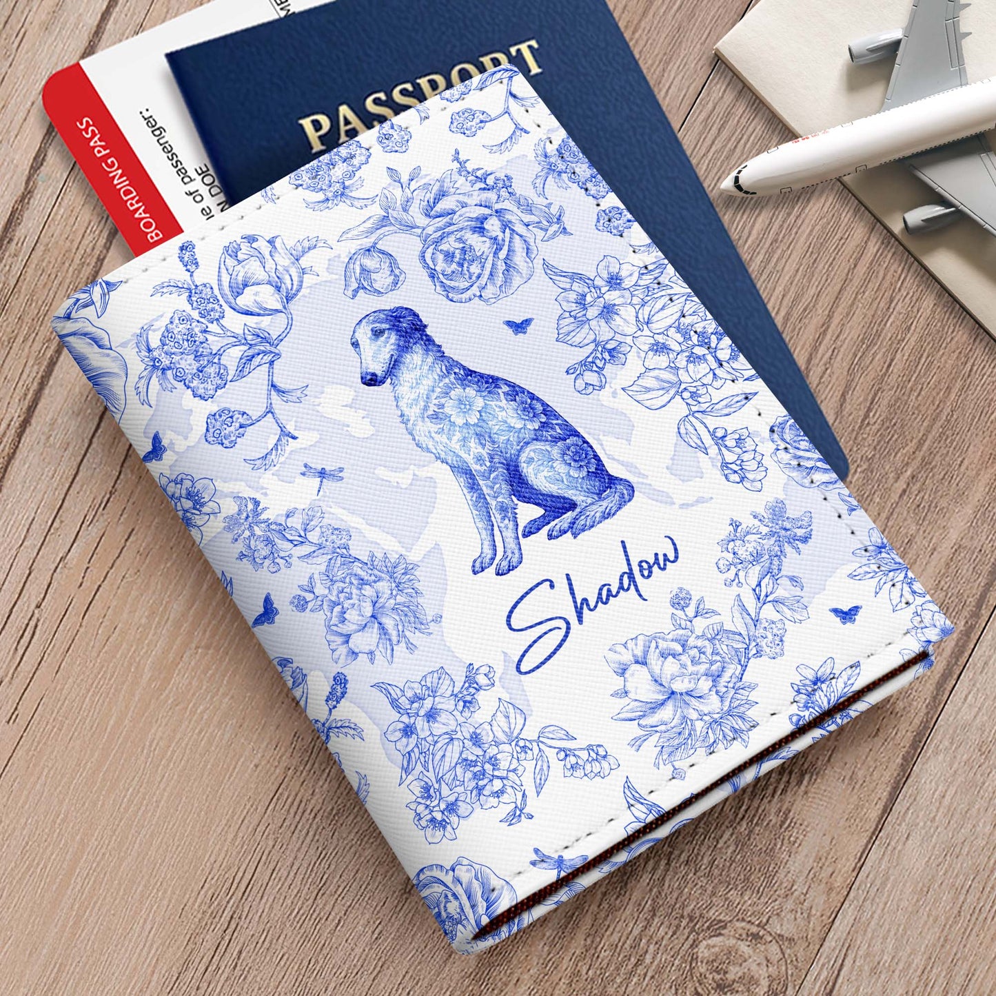 Customizable Floral Dog Design