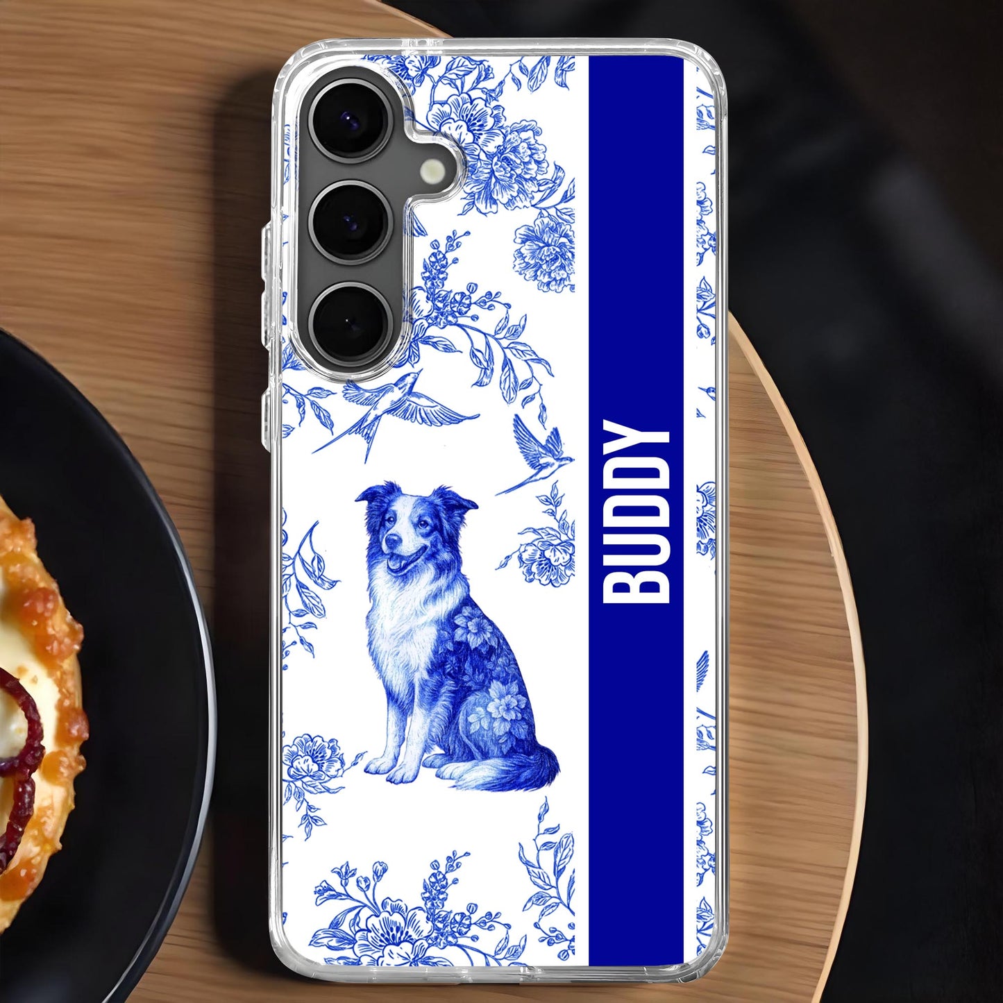 Buddy, Dog And Floral Design