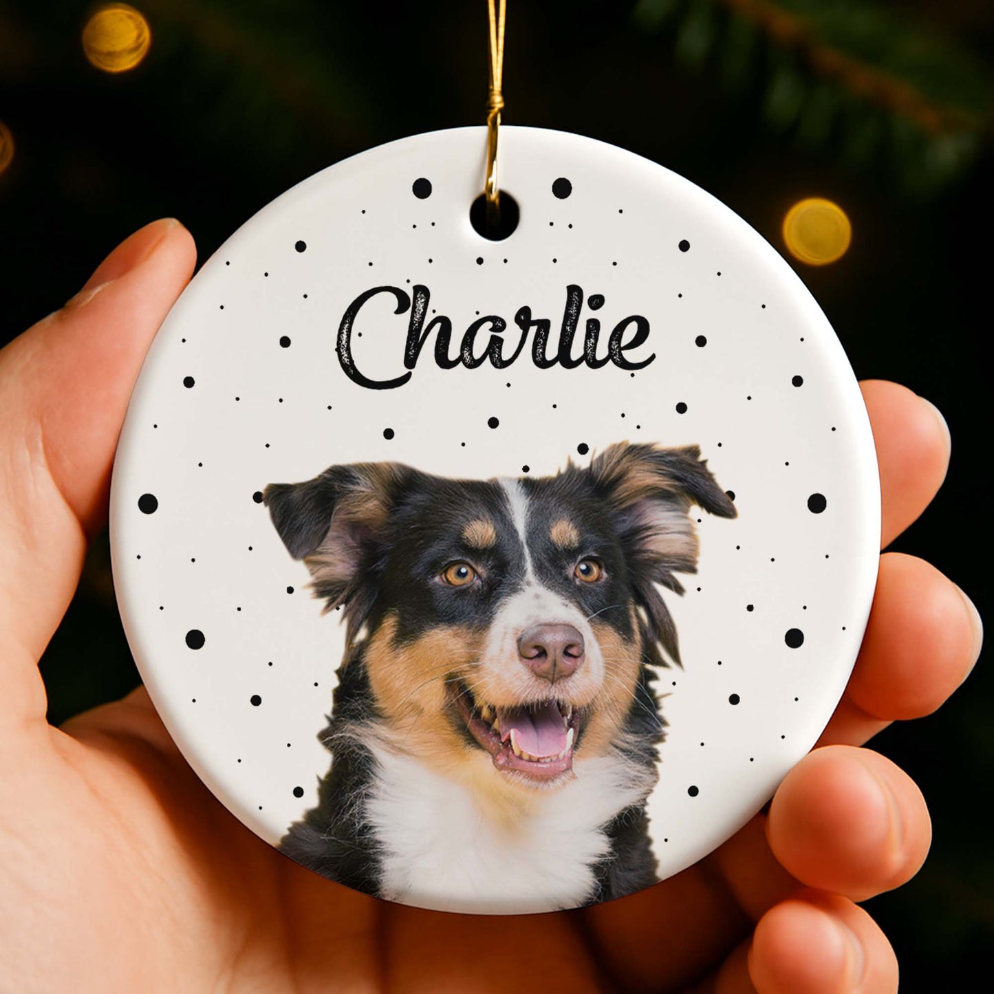Celebrate Your Furry Friend With Paws And Dots Design