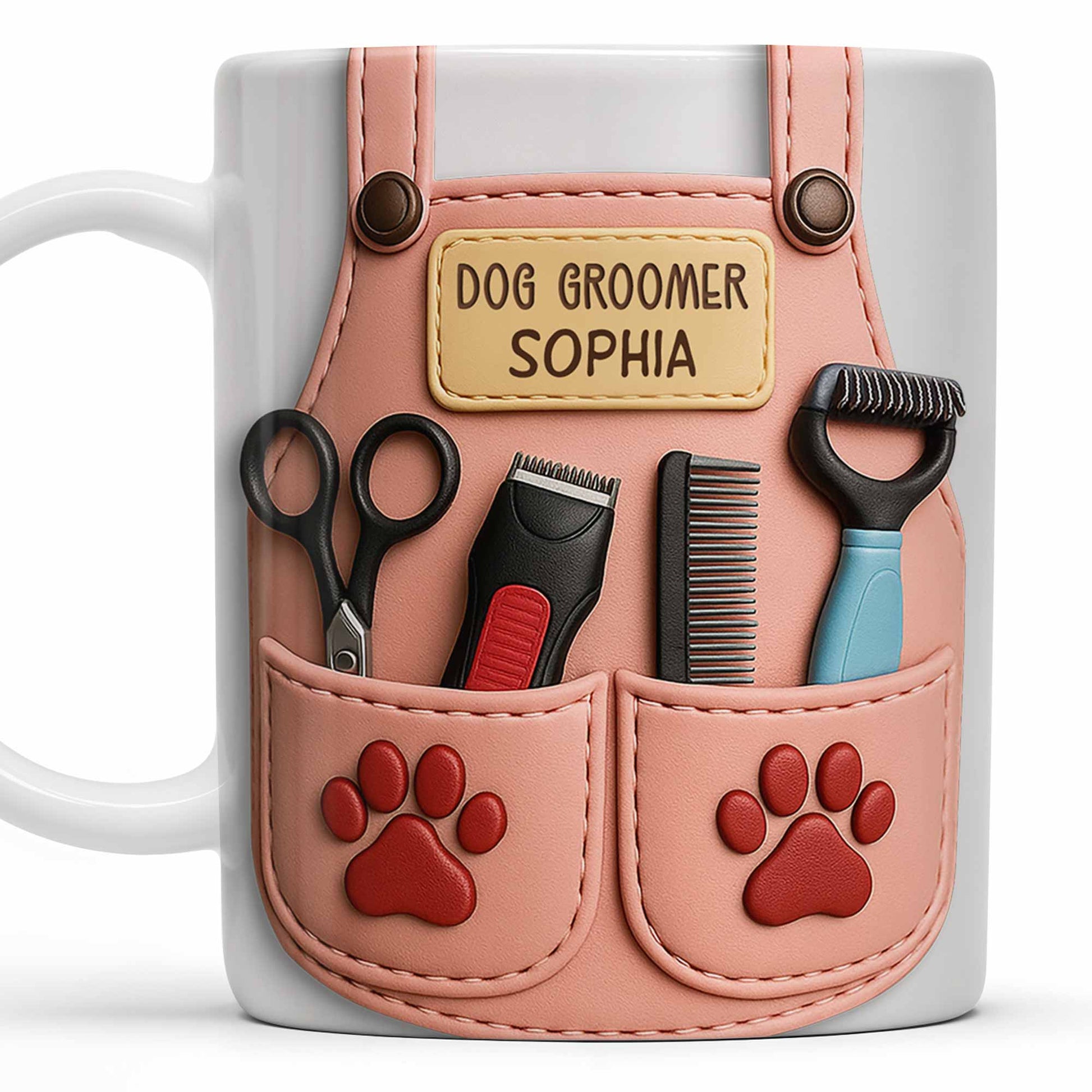 Celebrate Your Favorite Dog Groomer, Scissors And Paw Prints