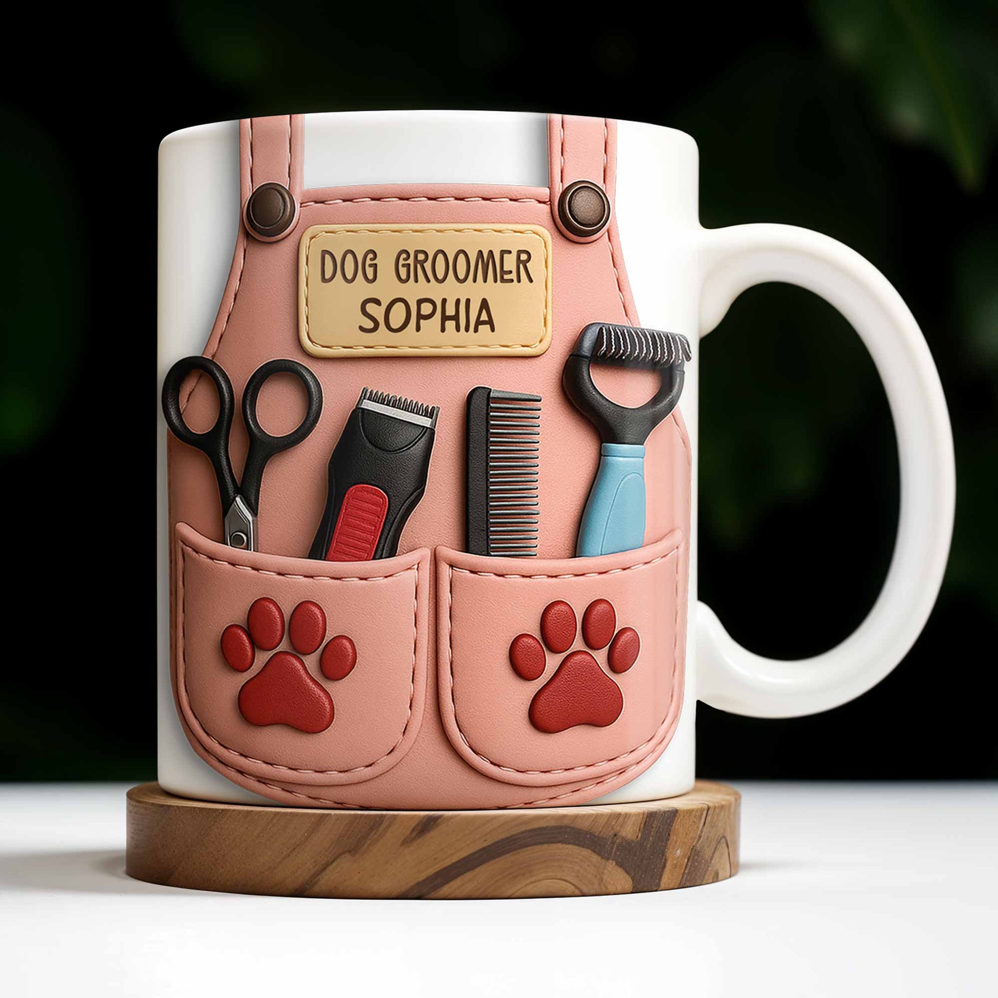 Celebrate Your Favorite Dog Groomer, Scissors And Paw Prints