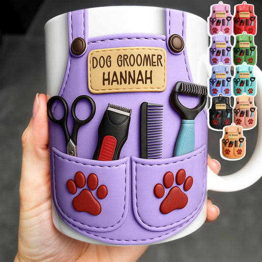 Personalize With Your Name, Paw Prints And Grooming Tools