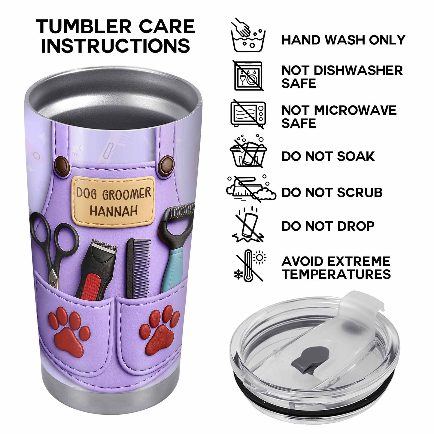 Celebrate Pet Grooming Passion With Scissors And Paw Prints