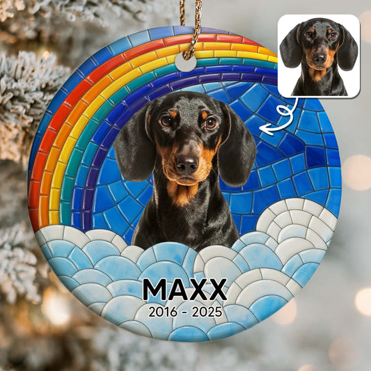 A Cherished Pet Memorialized In A Colorful Ornament