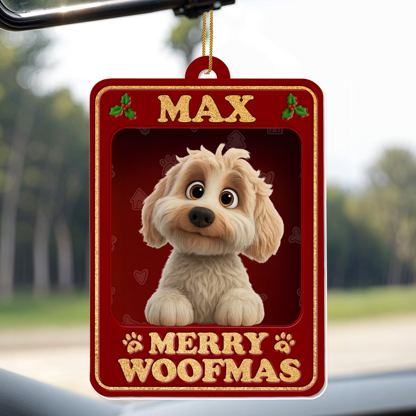 Merry Woofmas Featuring Adorable Dog