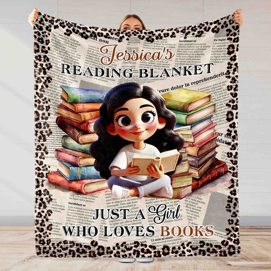 Just A Girl Who Loves Books With Piles Of Books