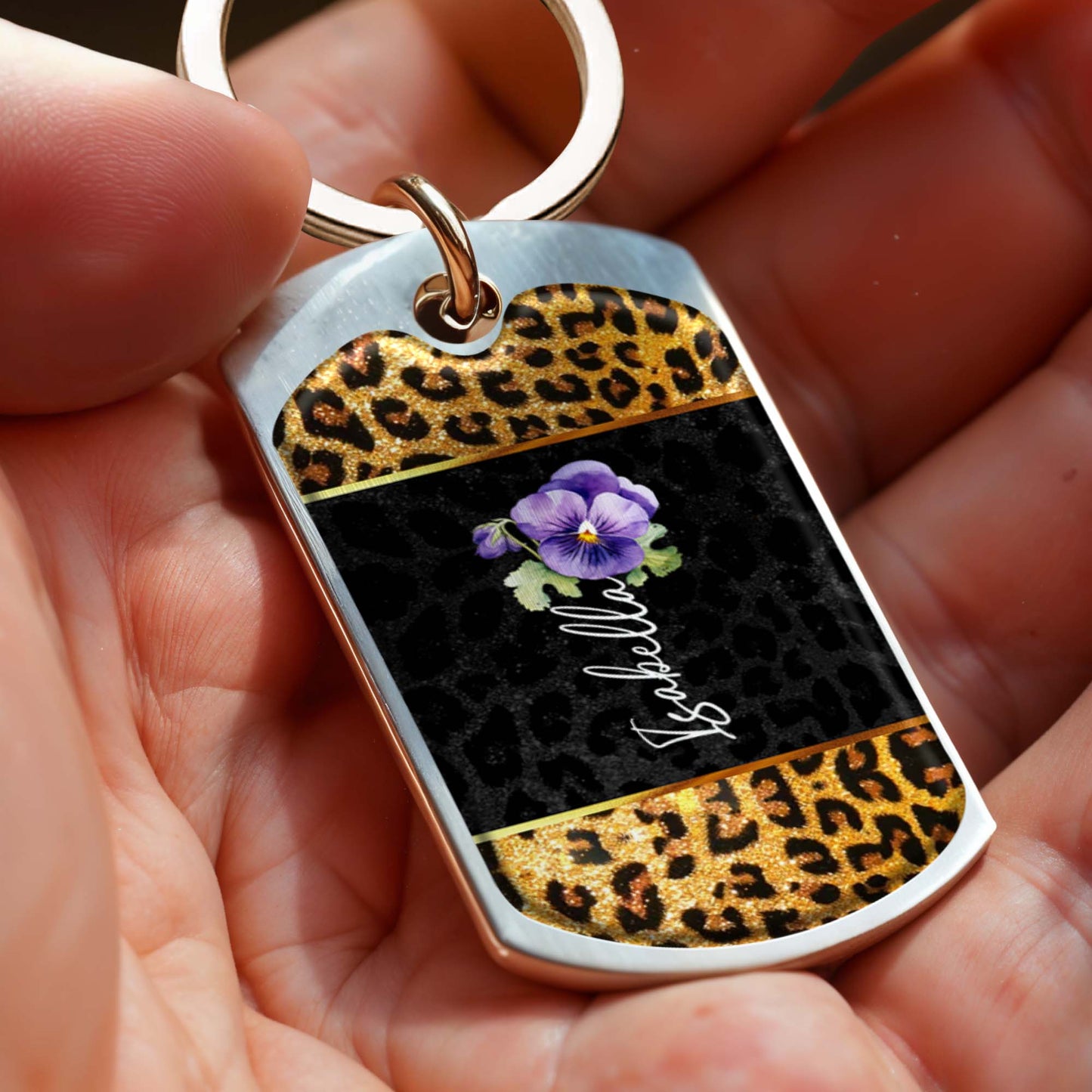 Stronger Than The Storm Leopard Print Design