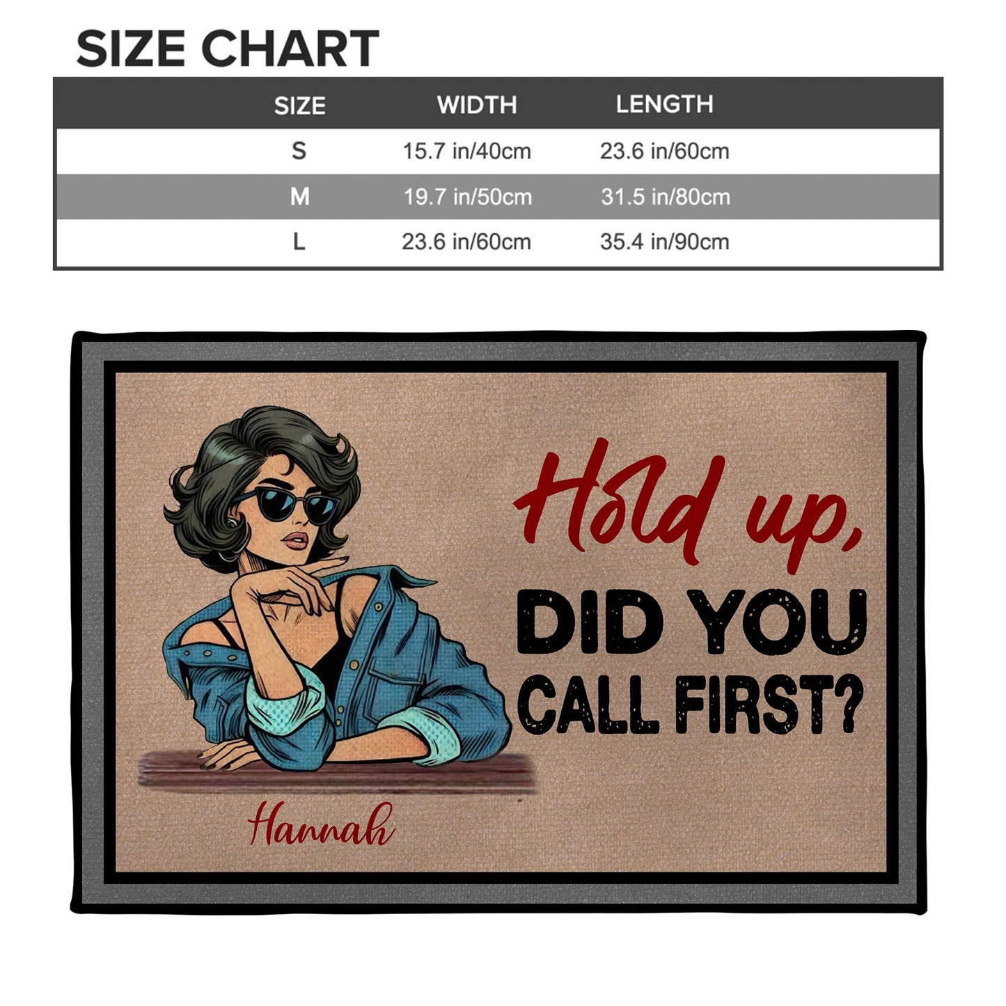 Hold Up, Did You Call First? With Chic Woman Design