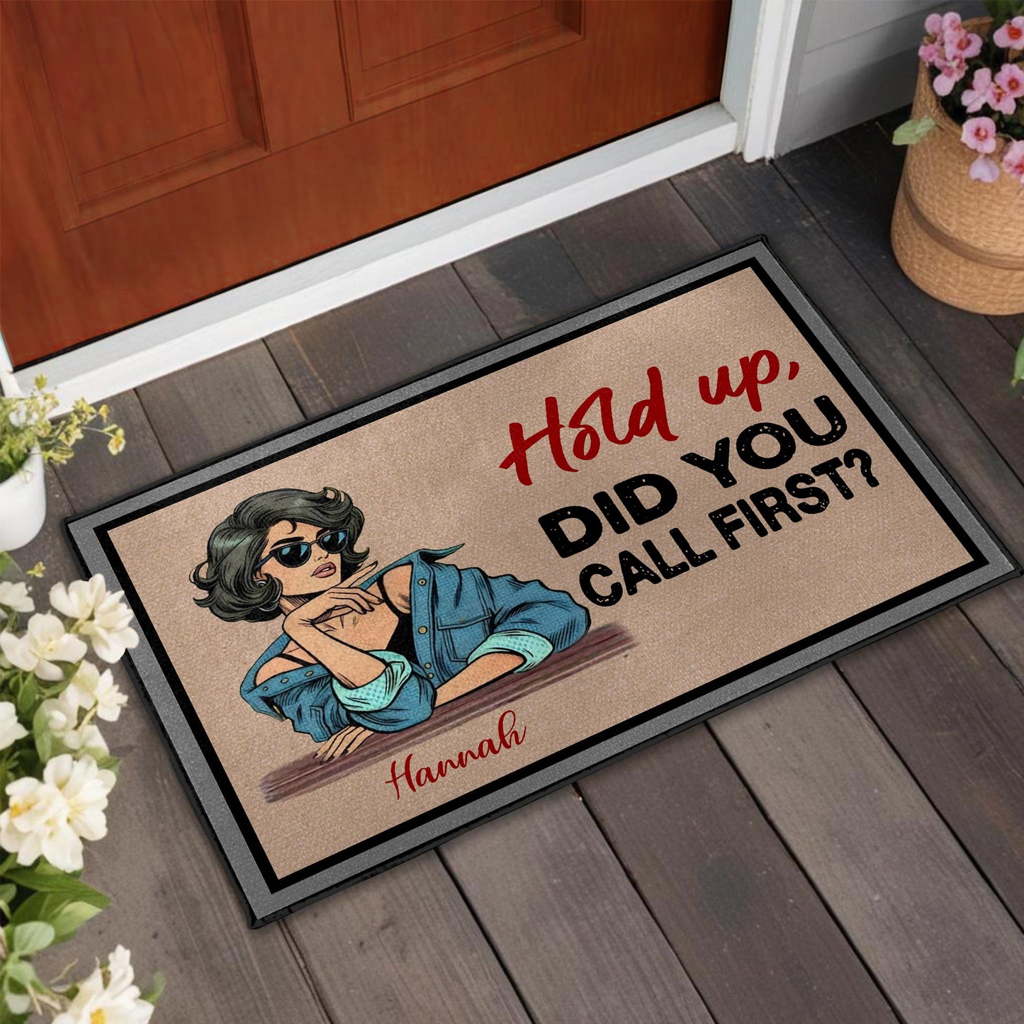 Hold Up, Did You Call First? With Chic Woman Design