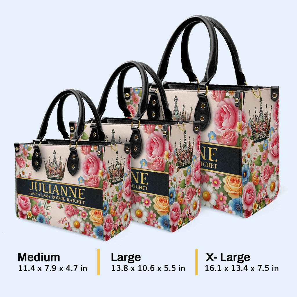 Sassy Classy Bougie Ratchet Elegant Floral Crown Design