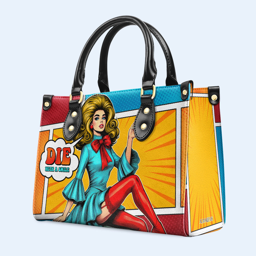 Die With A Smile Comic Style Pop Art