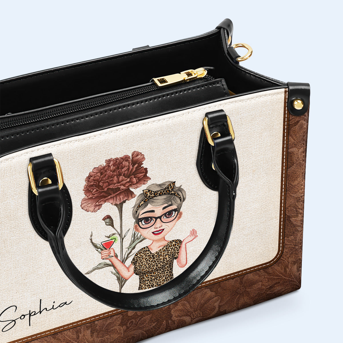 Embrace Your Unique Style With Fashionable Woman And Flower