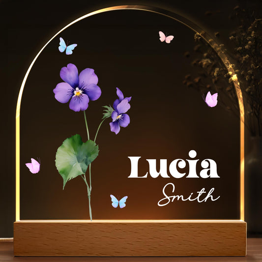 Create A Unique Atmosphere With Vivid Violet Flowers and Fluttering Butterflies