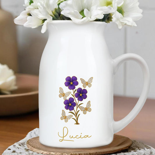 Elegant Flowers And Fluttering Butterflies Design