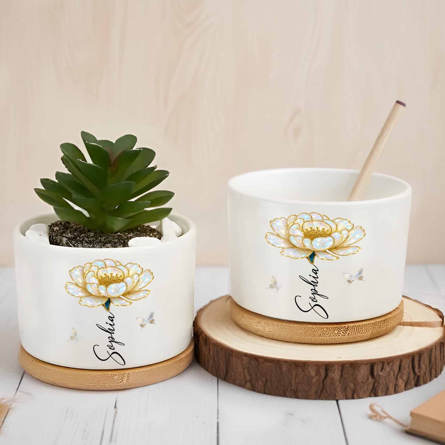 Celebrate Your Special Moments With A Floral And Butterfly Design