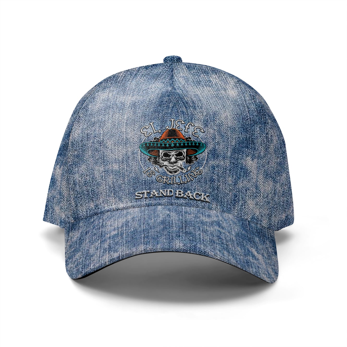 EL JEFE - Casquette de baseball personnalisée, imprimé intégral - HS057_BAC
