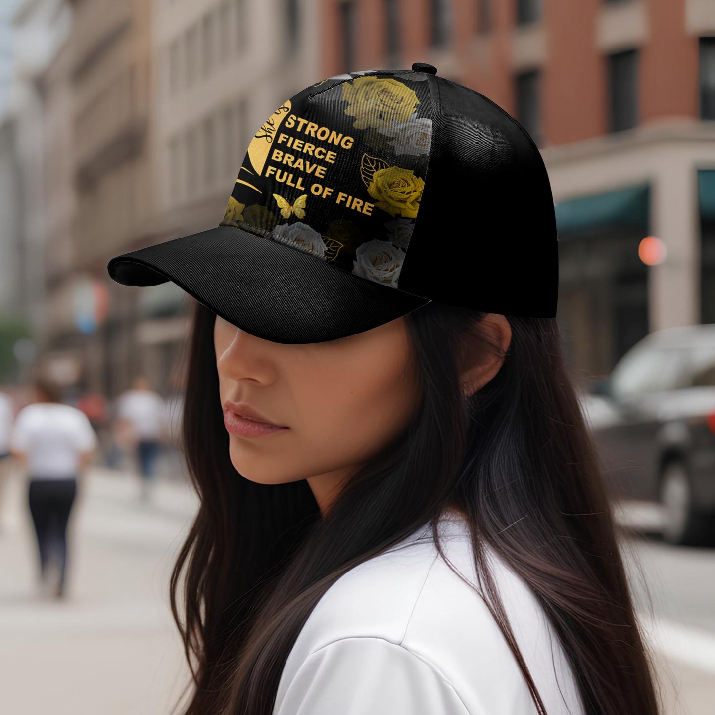 She Is - Personalized Custom Hat, All Over Print Baseball Cap - DG066_BAC