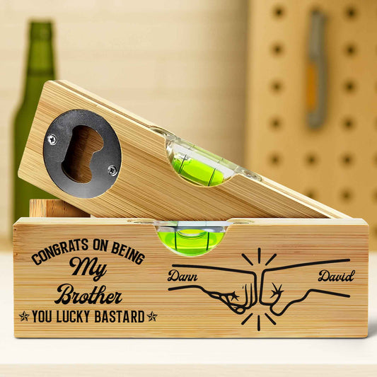 Congrats On Being My Brother Handshake Design