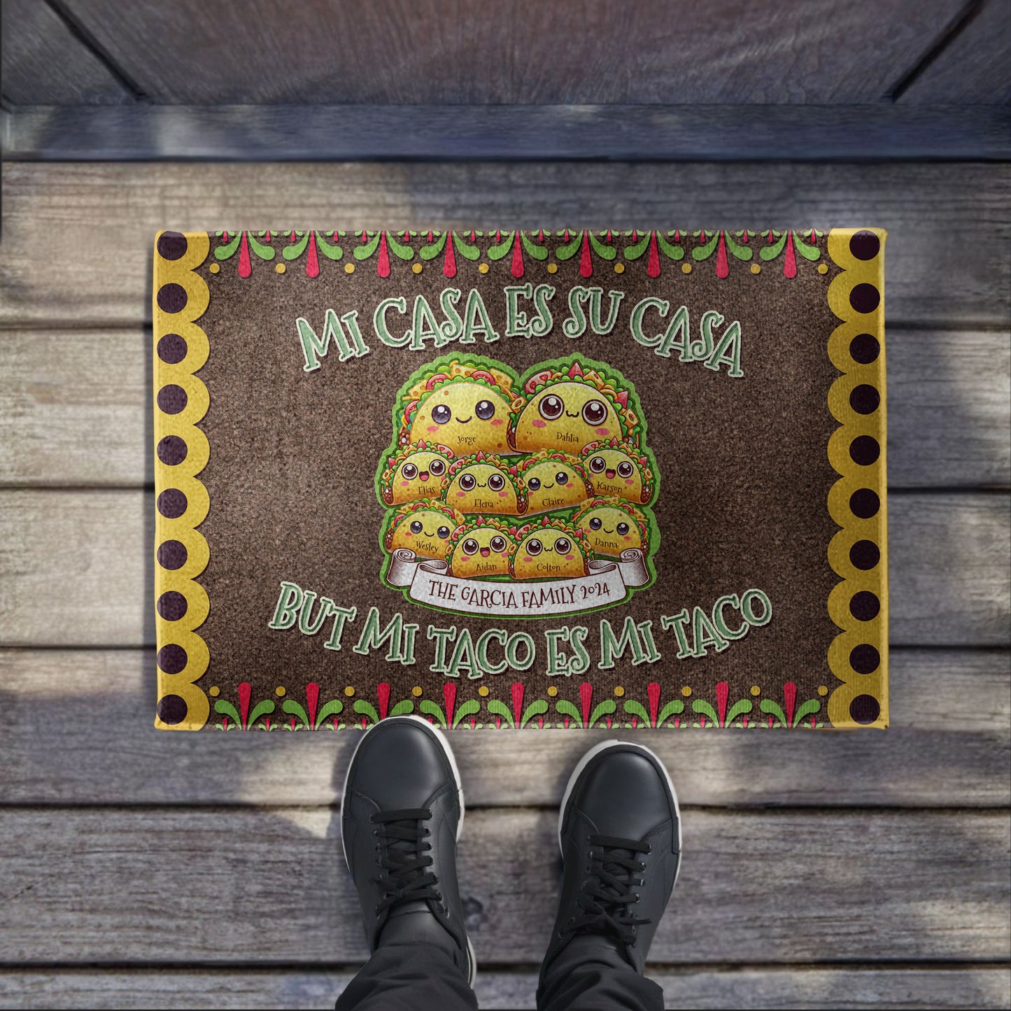 Mi Casa Es Su Casa But Mi Taco Es Mi Taco With Tacos Design