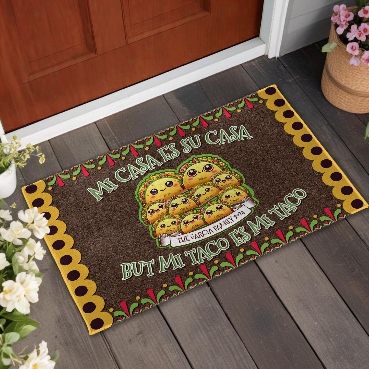 Mi Casa Es Su Casa But Mi Taco Es Mi Taco With Tacos Design