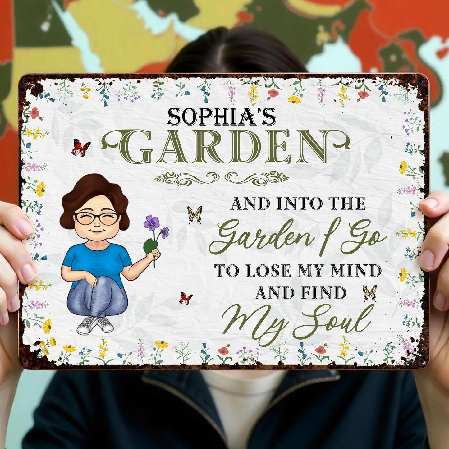 Sophia's Garden And Into The Garden I Go, Flowers and Butterflies
