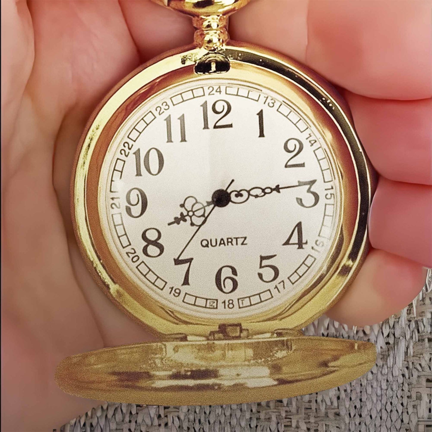 To My Brother, Forever My Hero Pocket Watch