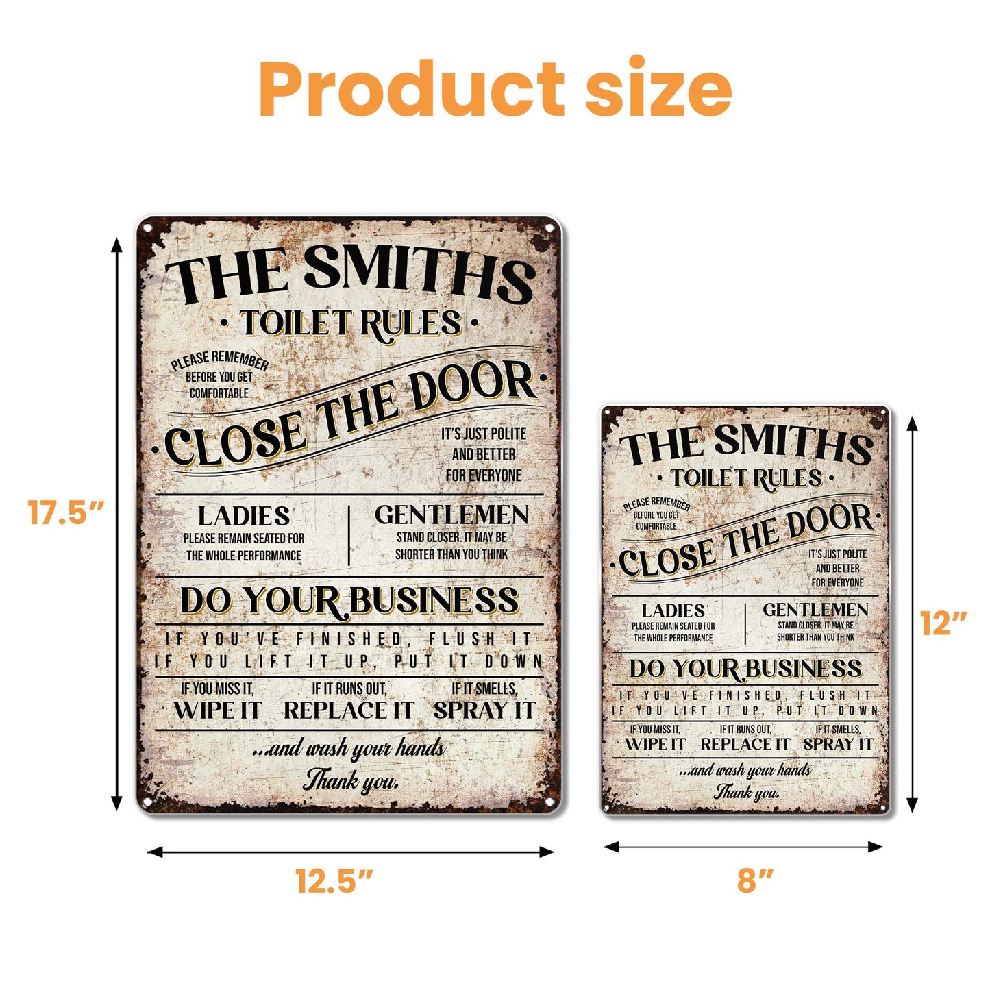 Please Remember Close The Door And Do Your Business