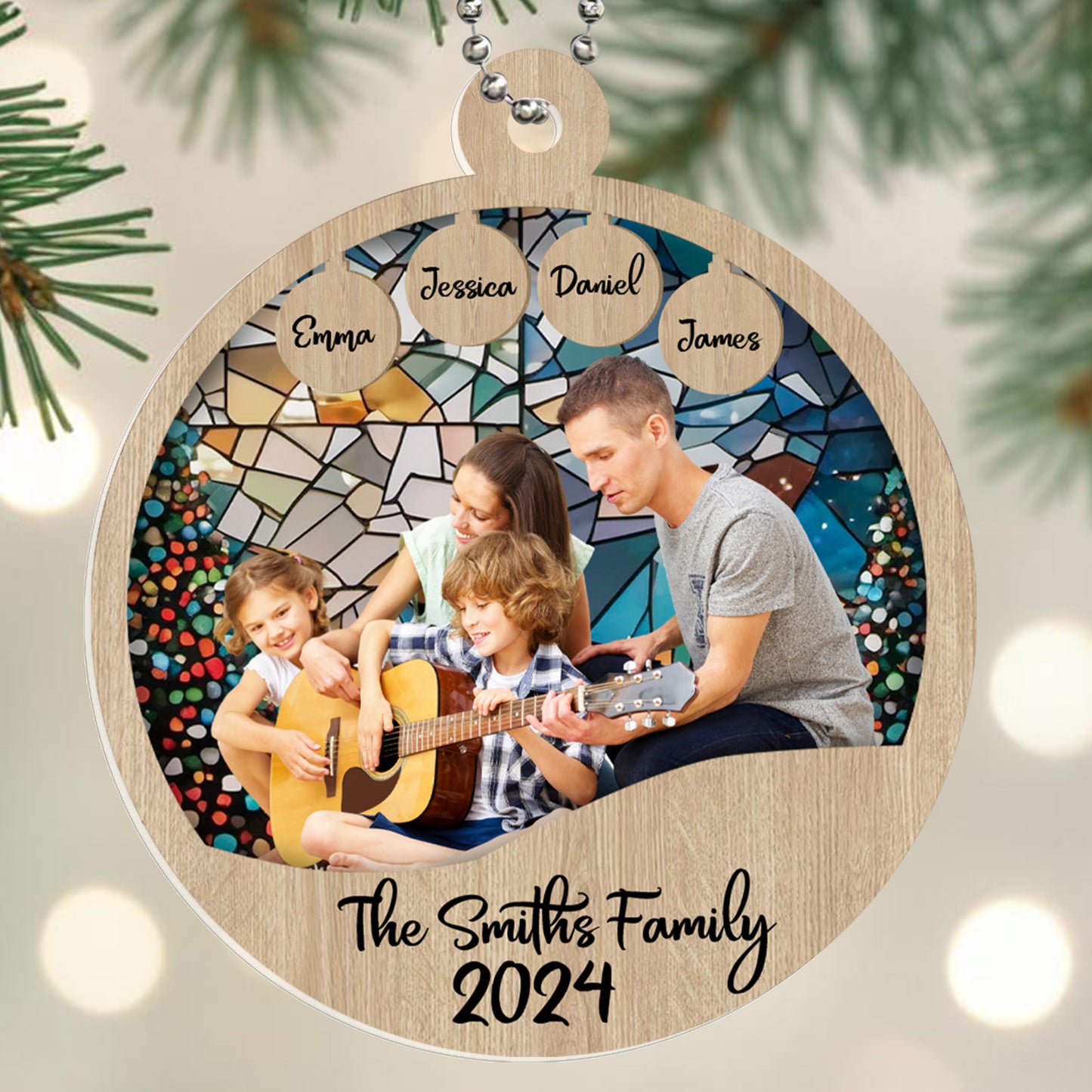 Cherish Your Family Moments Ornament