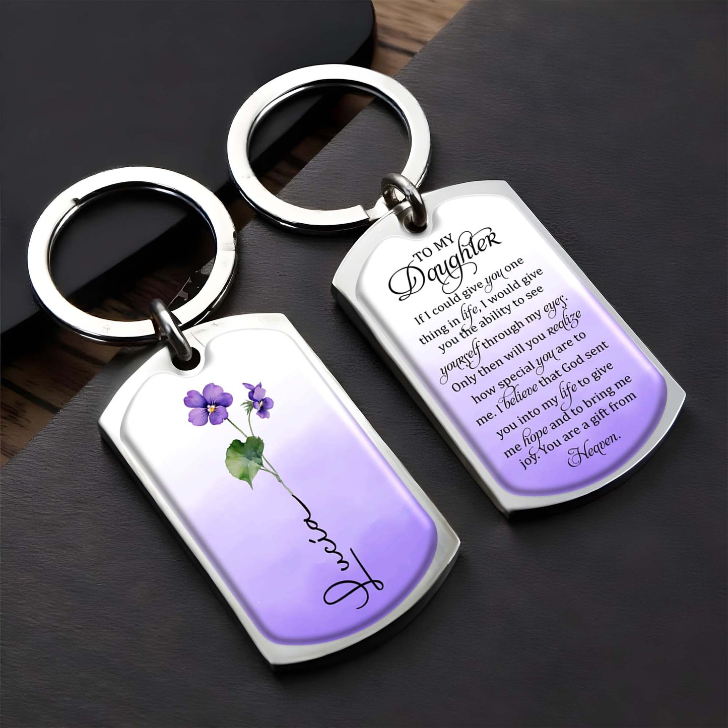 Gift From Heaven Message With Floral Design