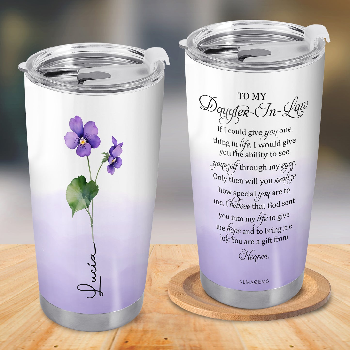 Special Gift For Daughter-In-Law With Floral Design