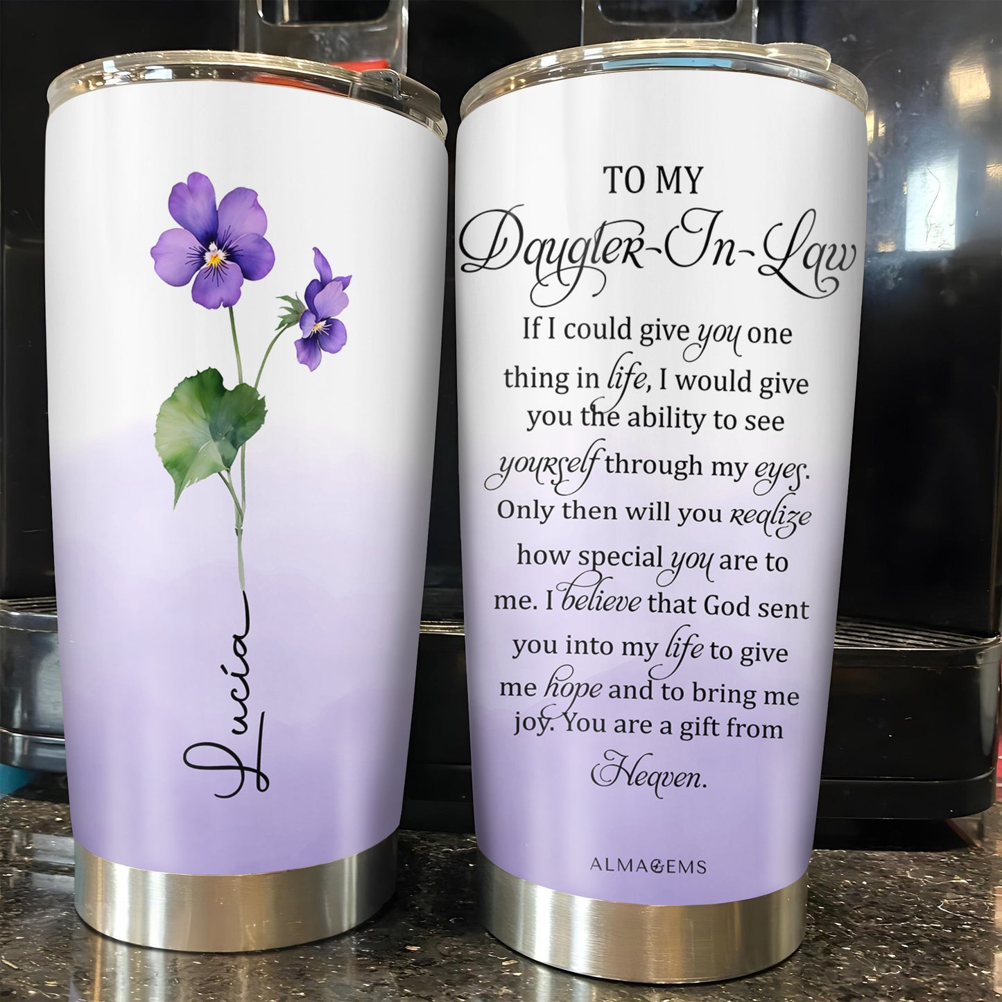 Special Gift For Daughter-In-Law With Floral Design