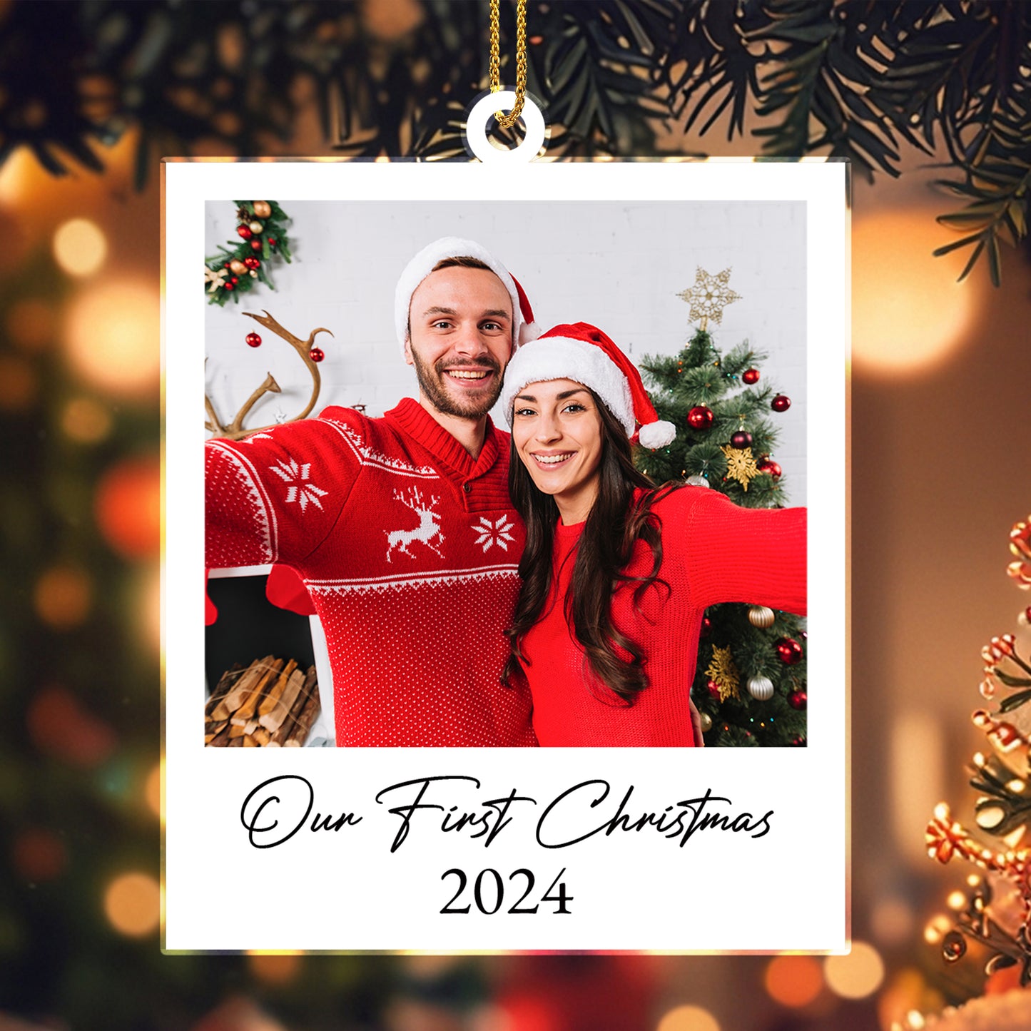 Our First Christmas Together Celebration Ornament