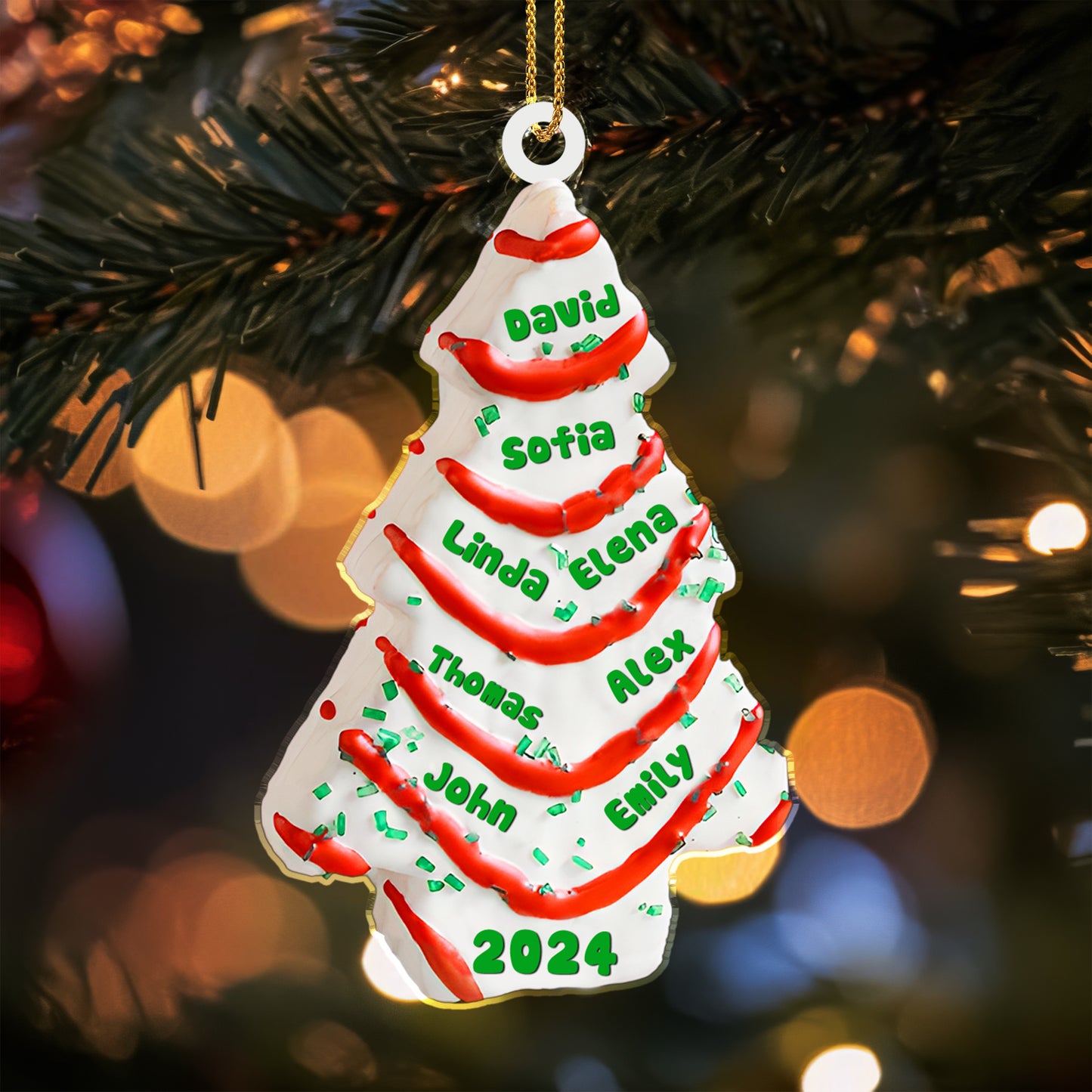 Celebrate Christmas with Personalized Family Tree Ornament