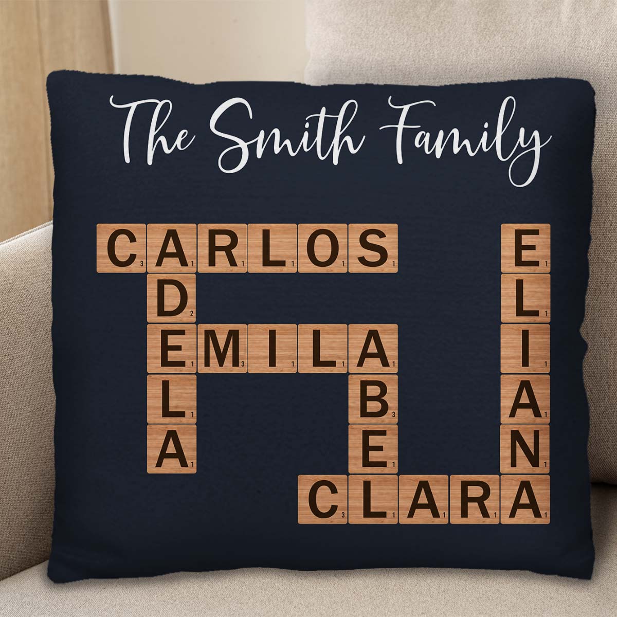 Cherish Family Bonds With Unique Scrabble Tiles Design