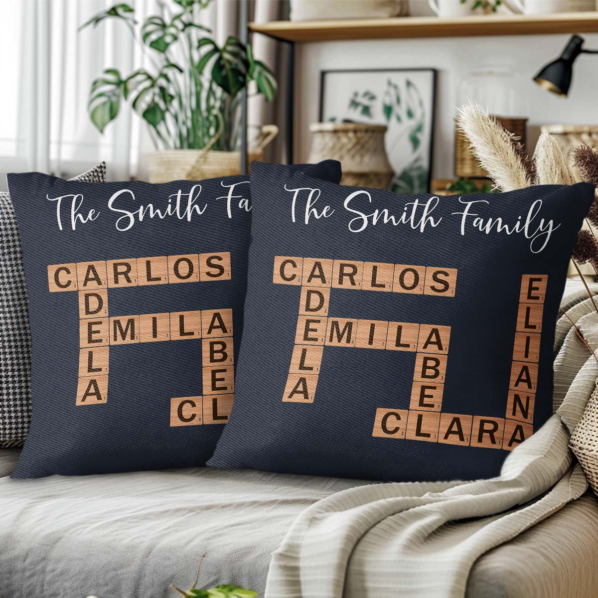 Cherish Family Bonds With Unique Scrabble Tiles Design