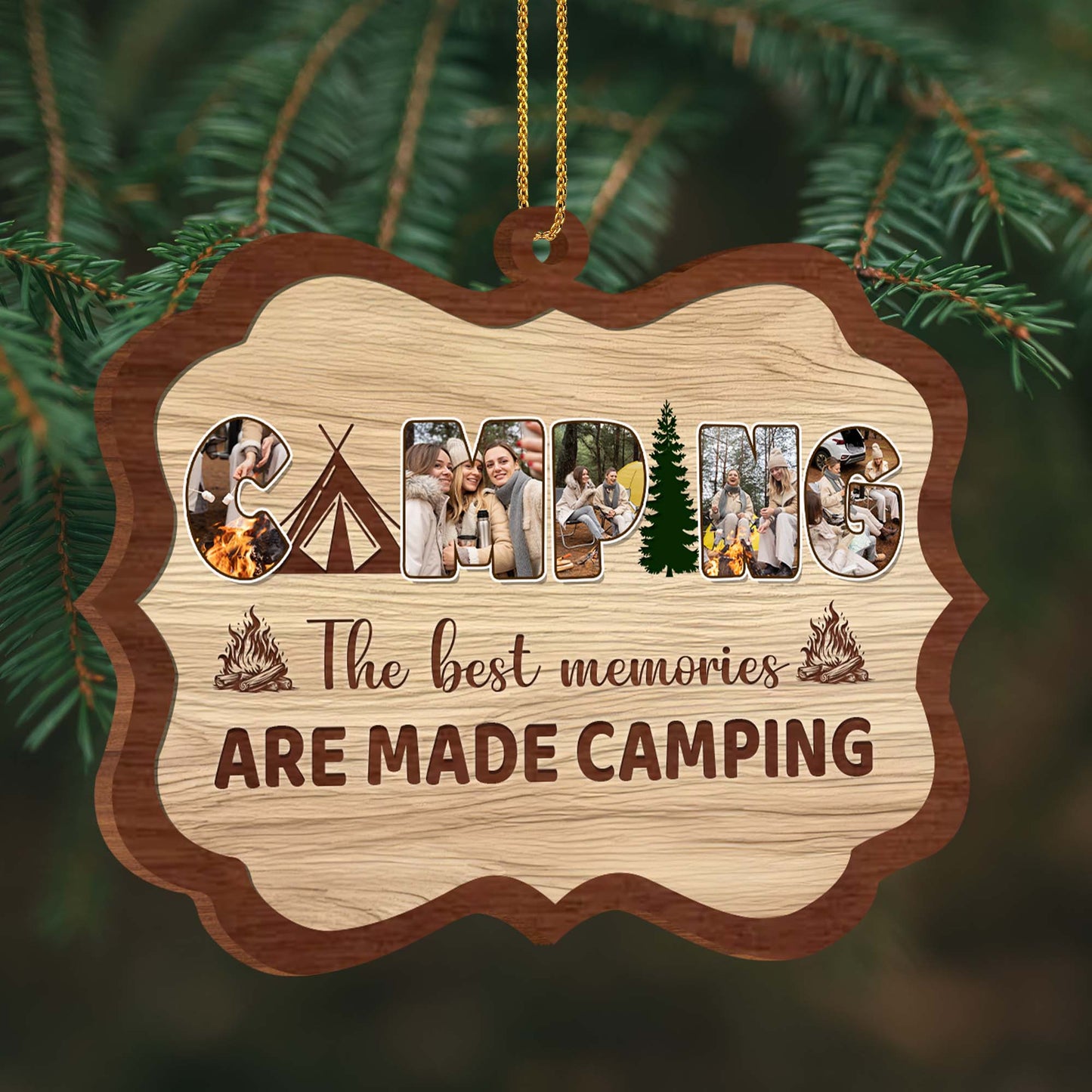 The Best Memories Are Made Camping Ornaments