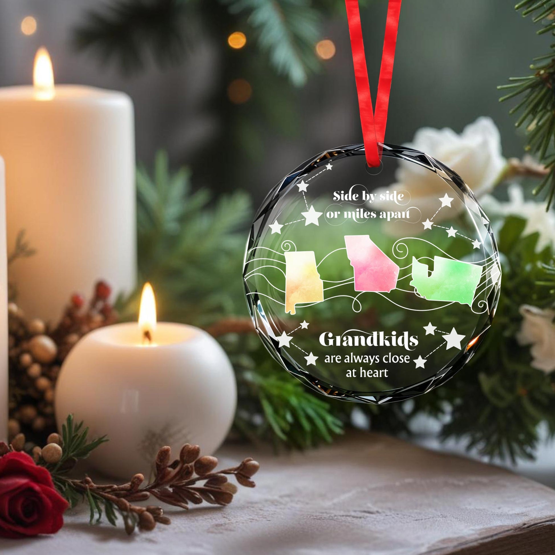 Grandkids Close At Heart Music Notes and Stars Decor