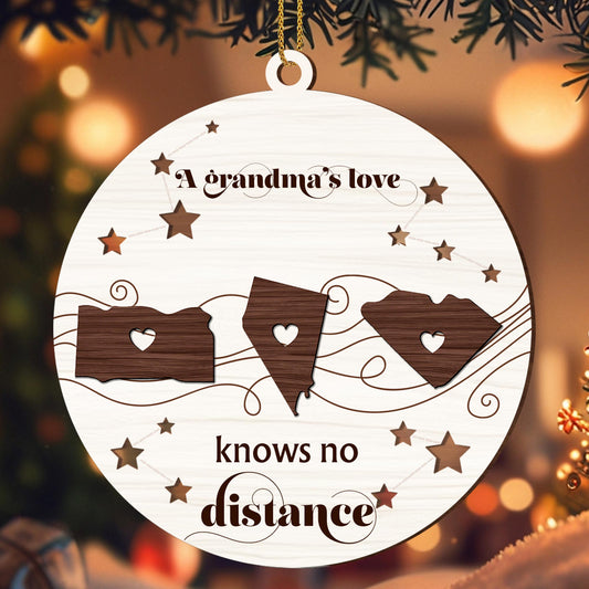 A Grandma's Love Knows No Distance With Stars And Hearts