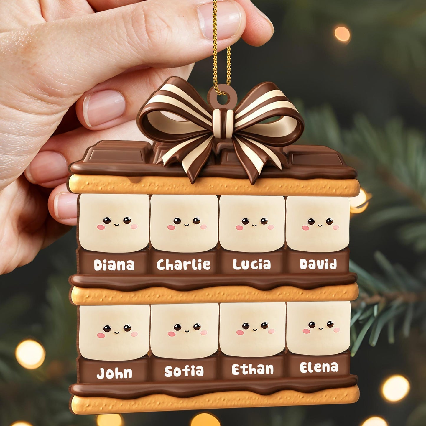 Create Memories With Unique Kawaii Cookie Family Ornament