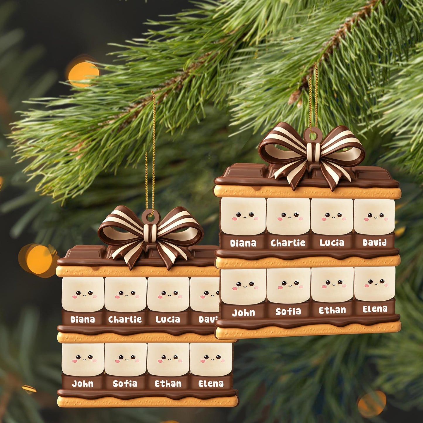 Create Memories With Unique Kawaii Cookie Family Ornament