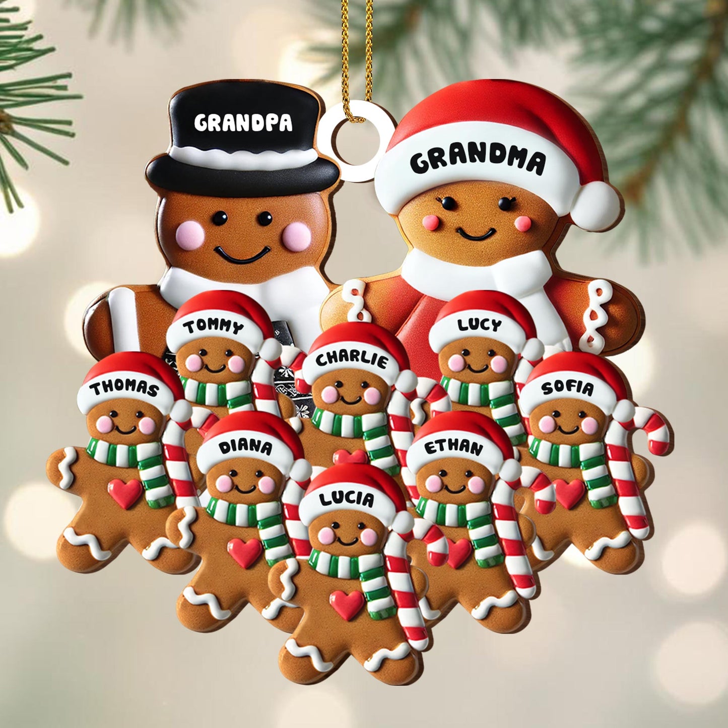 Celebrate Family Sweetness With Gingerbread and Santa Hats