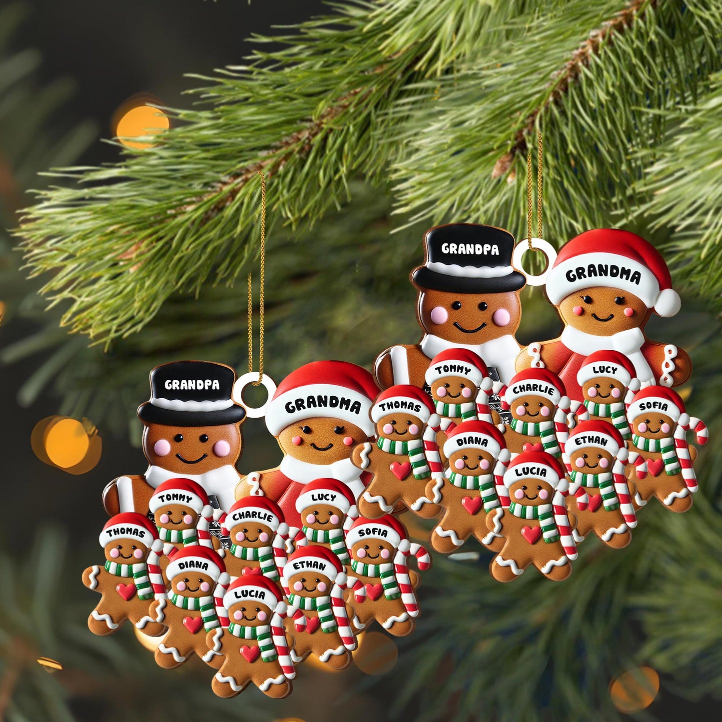 Celebrate Family Sweetness With Gingerbread and Santa Hats