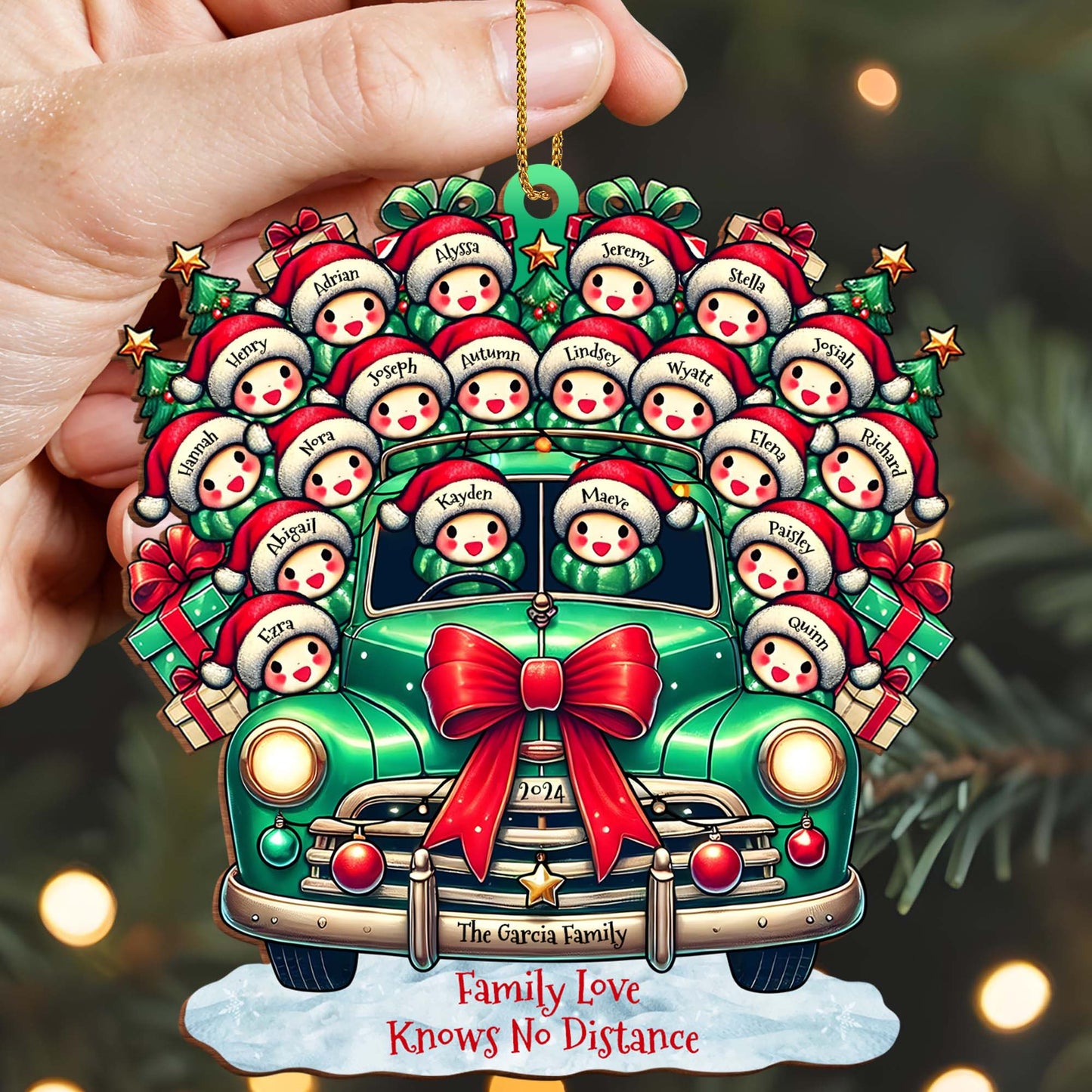 Home Is Where Our Story Begins Christmas Family Ornament