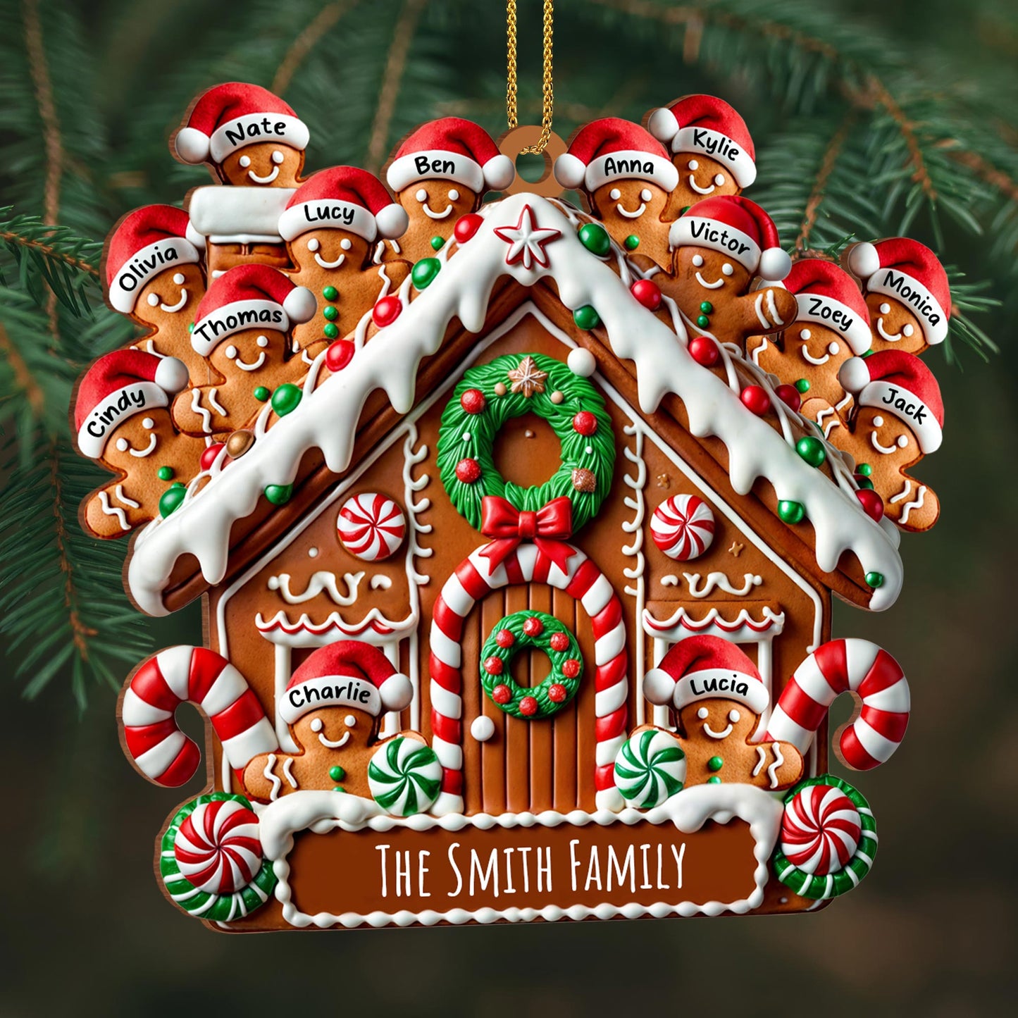 Celebrating Sweet Moments Together With Gingerbread House