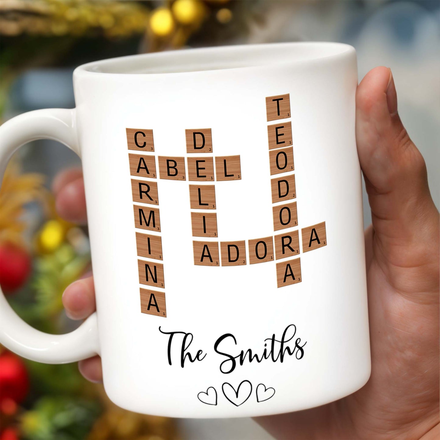 Create Your Own Family Name Scrabble Puzzle