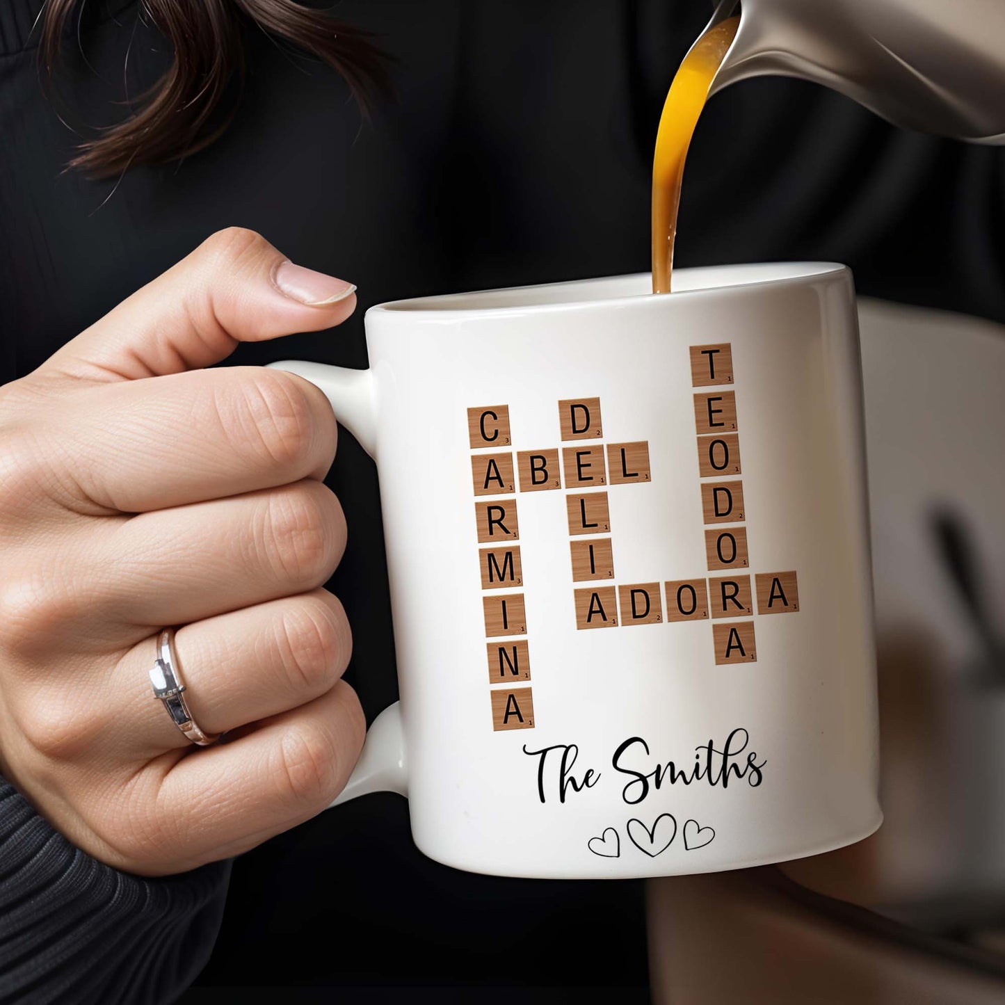 Create Your Own Family Name Scrabble Puzzle