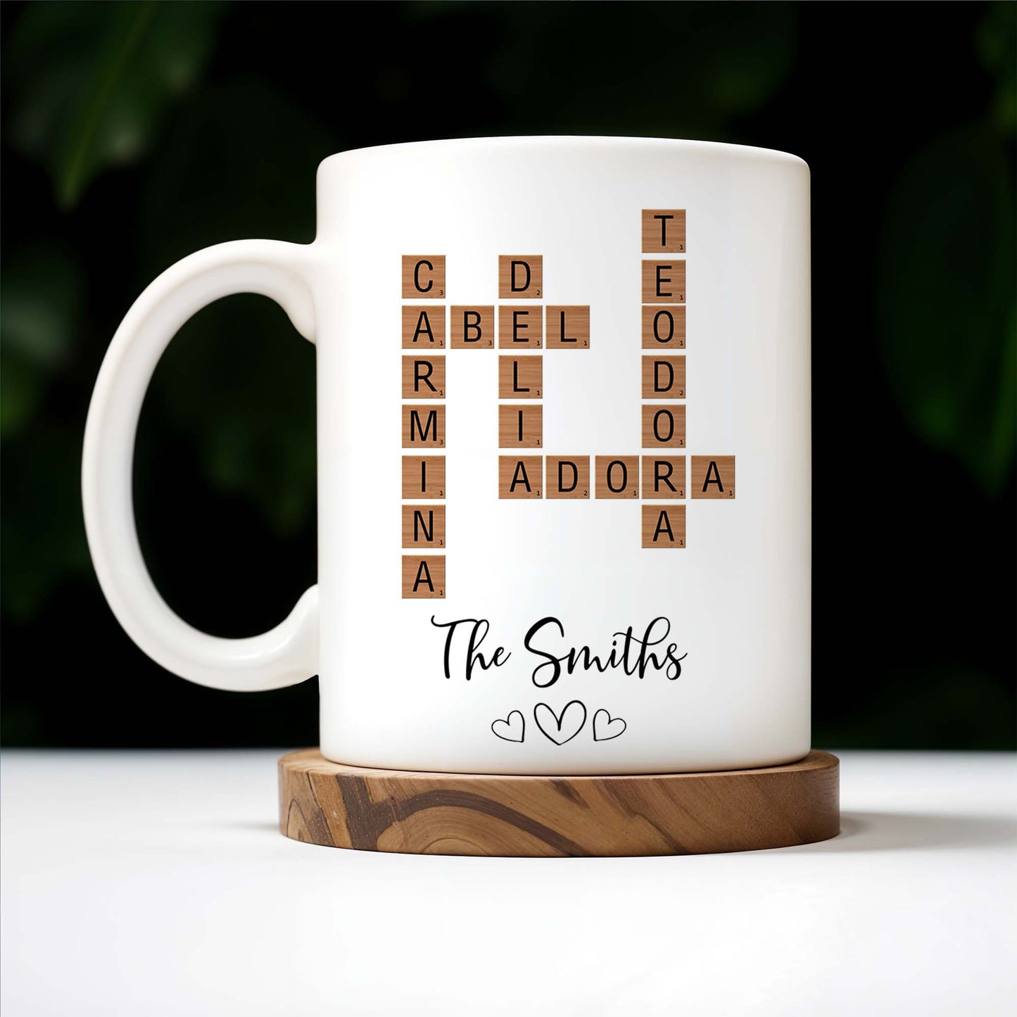 Create Your Own Family Name Scrabble Puzzle