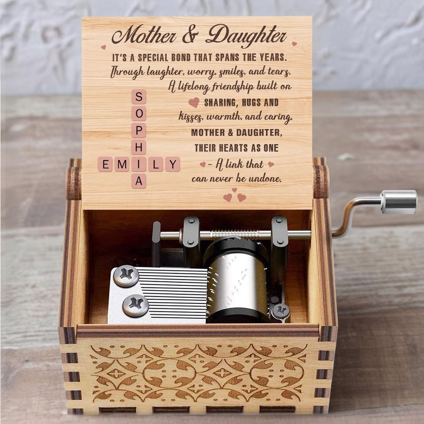Mother And Daughter Special Bond Lifelong Friendship Music Box