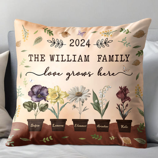 Love Grows Here With Potted Plants And Flowers